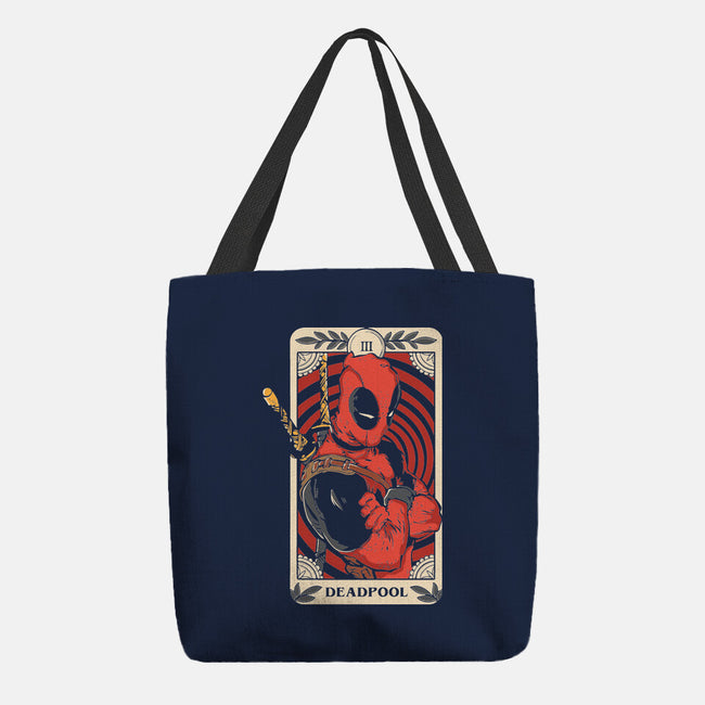 Deadpool Tarot-None-Basic Tote-Bag-turborat14