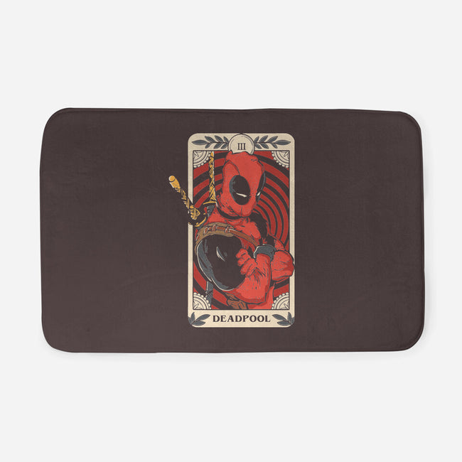 Deadpool Tarot-None-Memory Foam-Bath Mat-turborat14