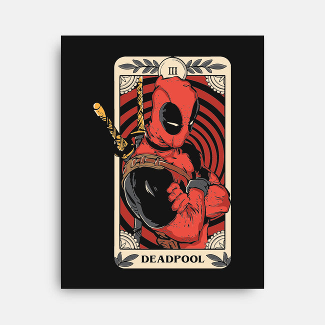 Deadpool Tarot-None-Stretched-Canvas-turborat14