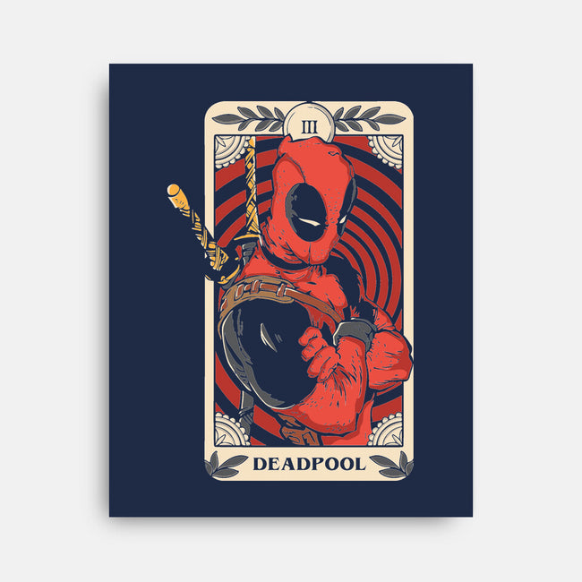 Deadpool Tarot-None-Stretched-Canvas-turborat14