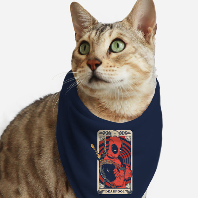 Deadpool Tarot-Cat-Bandana-Pet Collar-turborat14