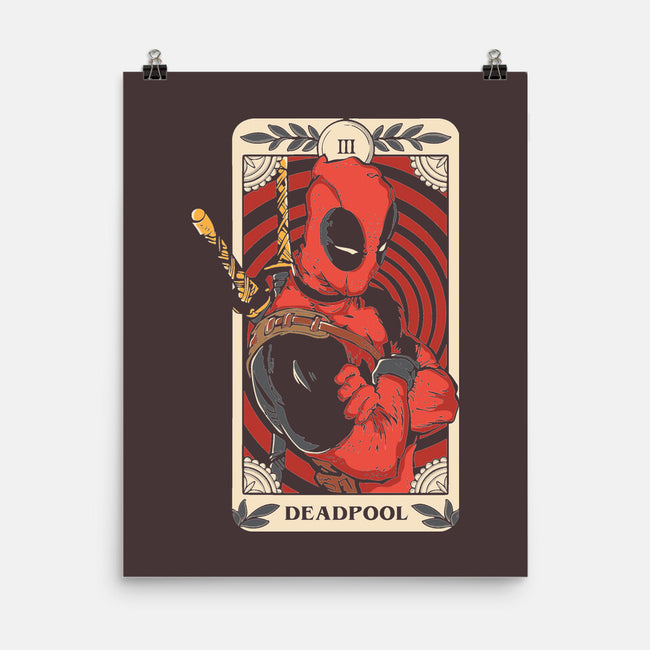 Deadpool Tarot-None-Matte-Poster-turborat14