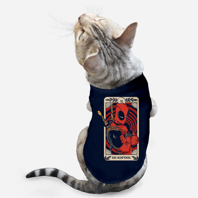 Deadpool Tarot-Cat-Basic-Pet Tank-turborat14