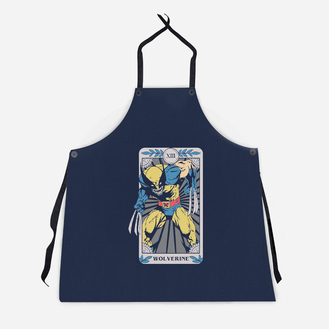 Wolverine Tarot-Unisex-Kitchen-Apron-turborat14