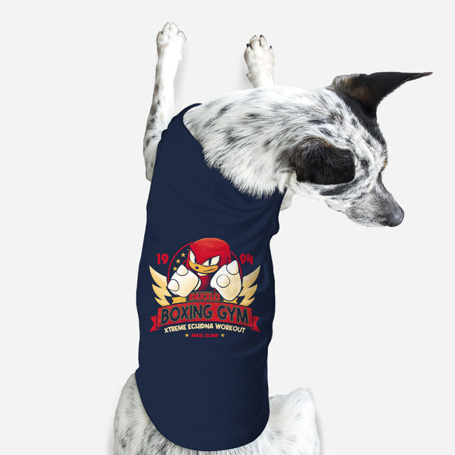 Knuckles Boxing Gym-Dog-Basic-Pet Tank-teesgeex