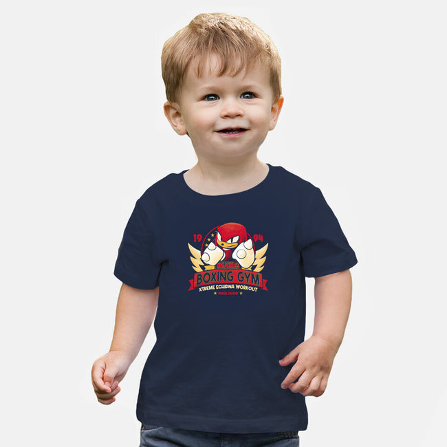 Knuckles Boxing Gym-Baby-Basic-Tee-teesgeex