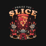 Praise The Slice-None-Glossy-Sticker-eduely