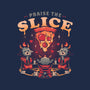 Praise The Slice-None-Fleece-Blanket-eduely