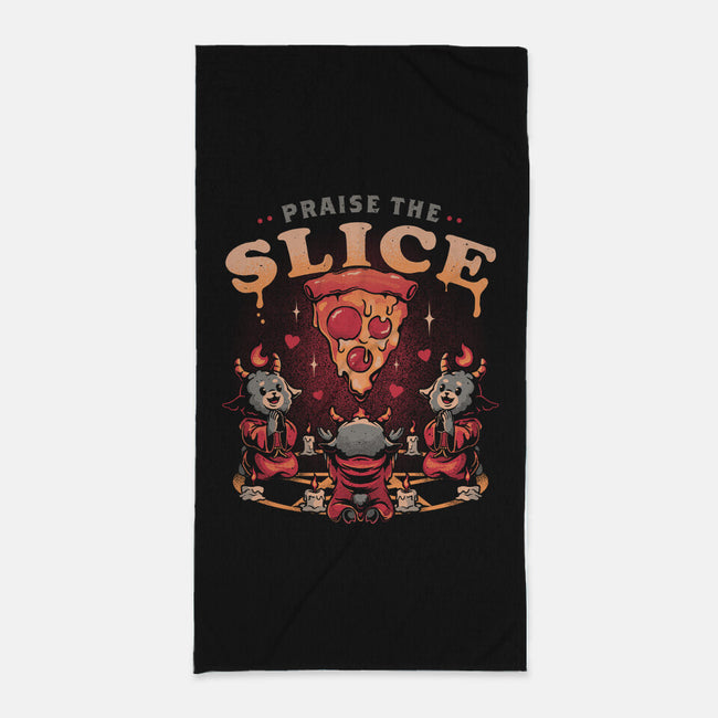 Praise The Slice-None-Beach-Towel-eduely