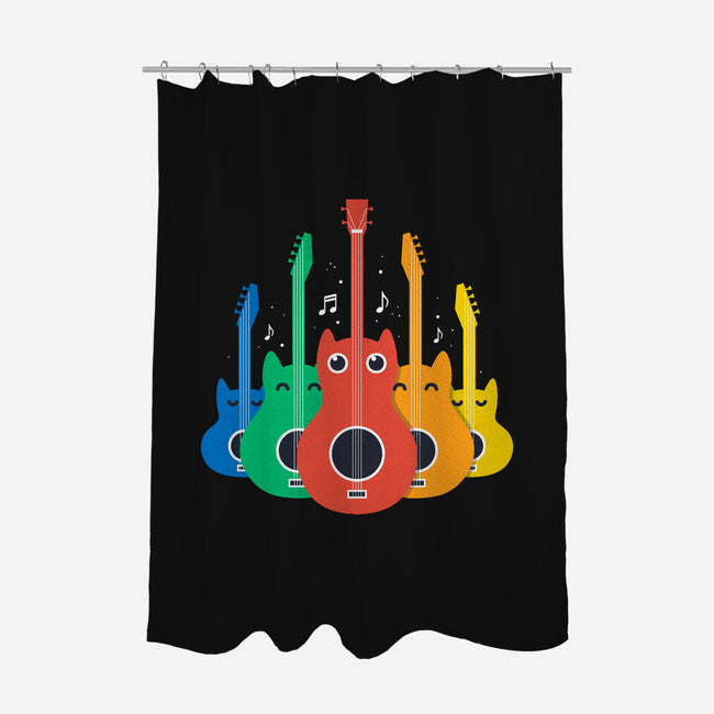 Feline Symphony-None-Polyester-Shower Curtain-erion_designs