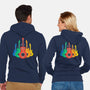 Feline Symphony-Unisex-Zip-Up-Sweatshirt-erion_designs