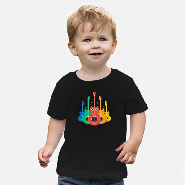 Feline Symphony-Baby-Basic-Tee-erion_designs