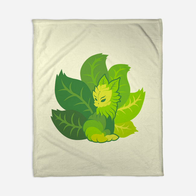 Spring Kitsune-None-Fleece-Blanket-erion_designs