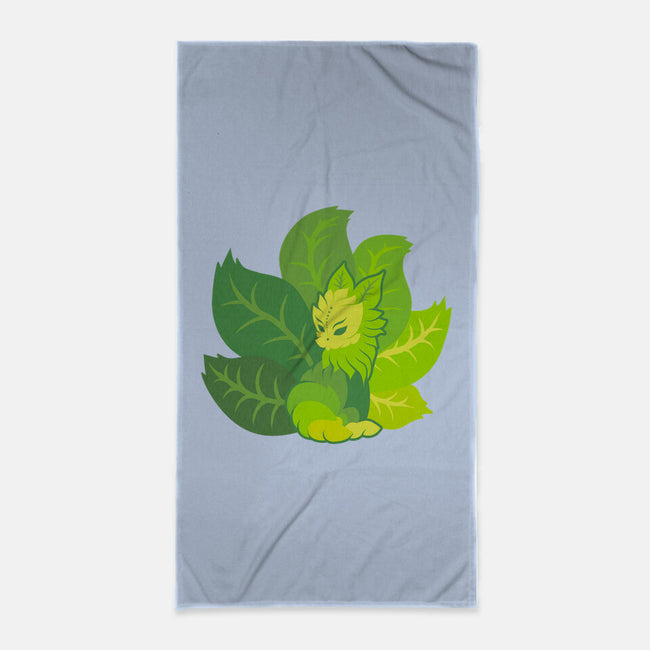 Spring Kitsune-None-Beach-Towel-erion_designs