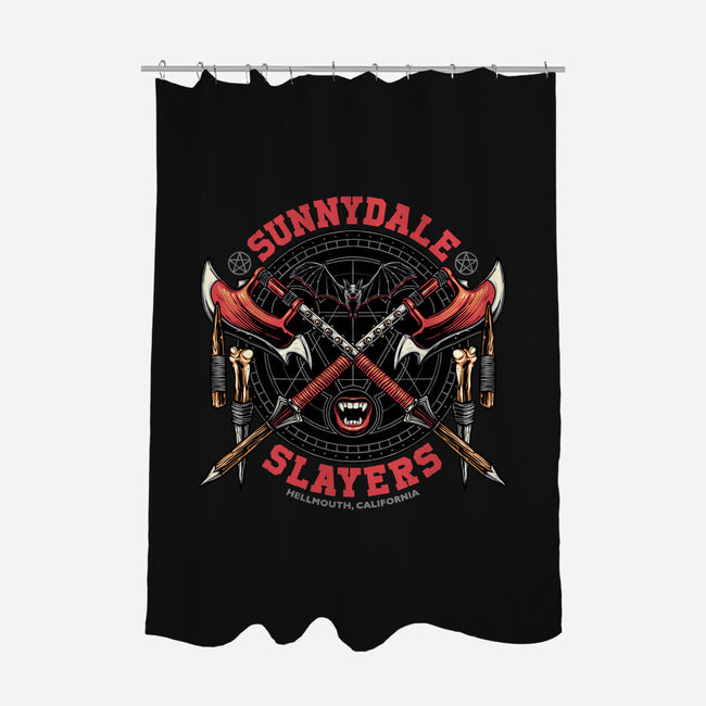 Hellmouth California-None-Polyester-Shower Curtain-momma_gorilla