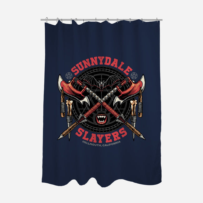 Hellmouth California-None-Polyester-Shower Curtain-momma_gorilla