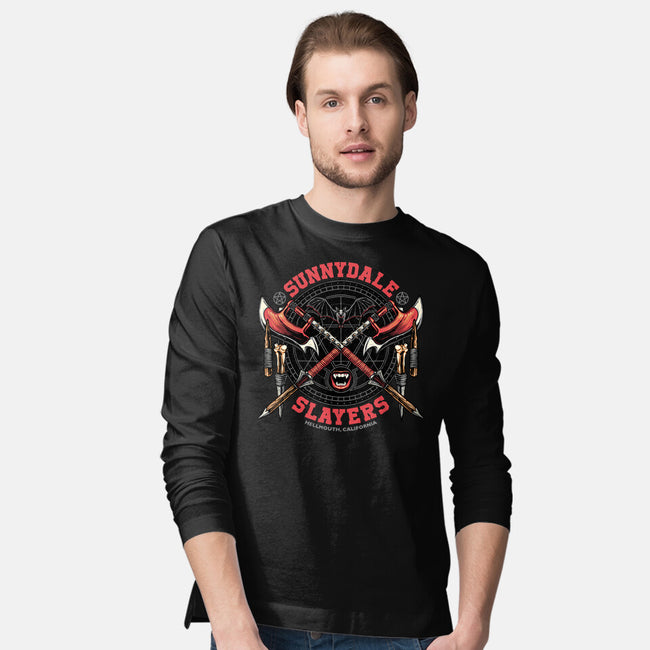 Hellmouth California-Mens-Long Sleeved-Tee-momma_gorilla