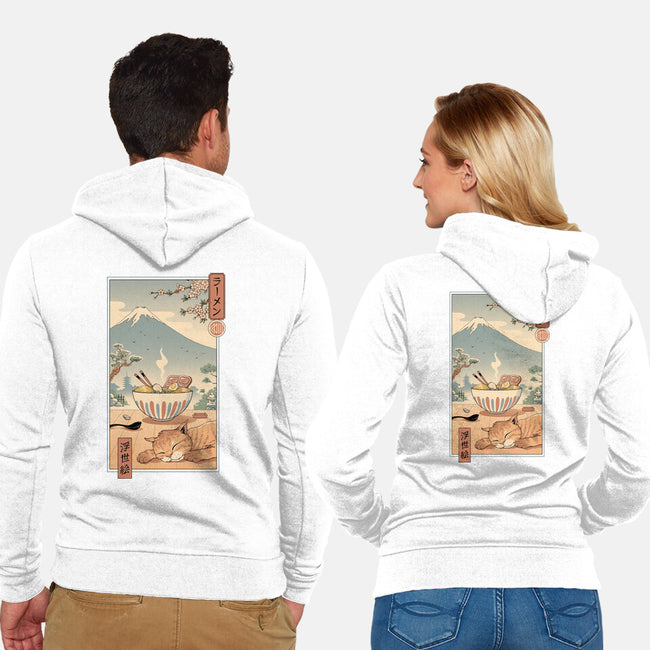 A Perfect Ramen Weather-Unisex-Zip-Up-Sweatshirt-vp021