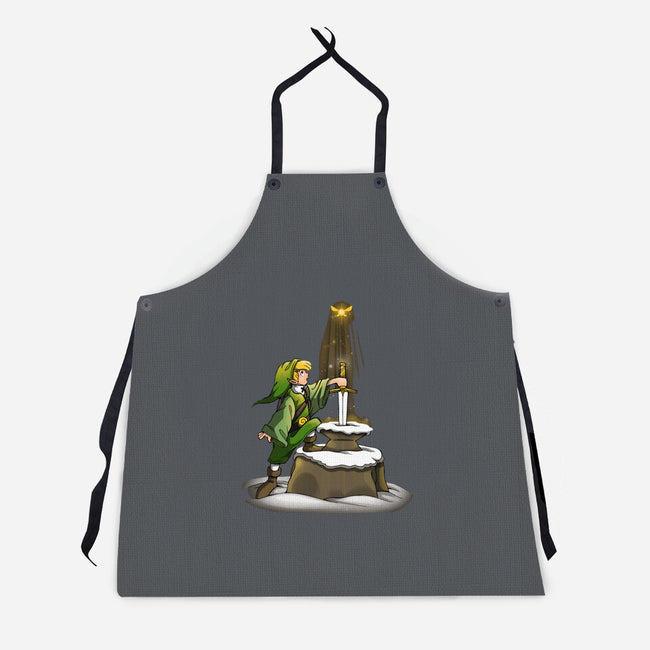 Sword Hero-Unisex-Kitchen-Apron-Vallina84