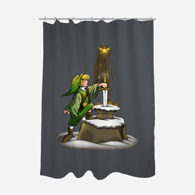 Sword Hero-None-Polyester-Shower Curtain-Vallina84