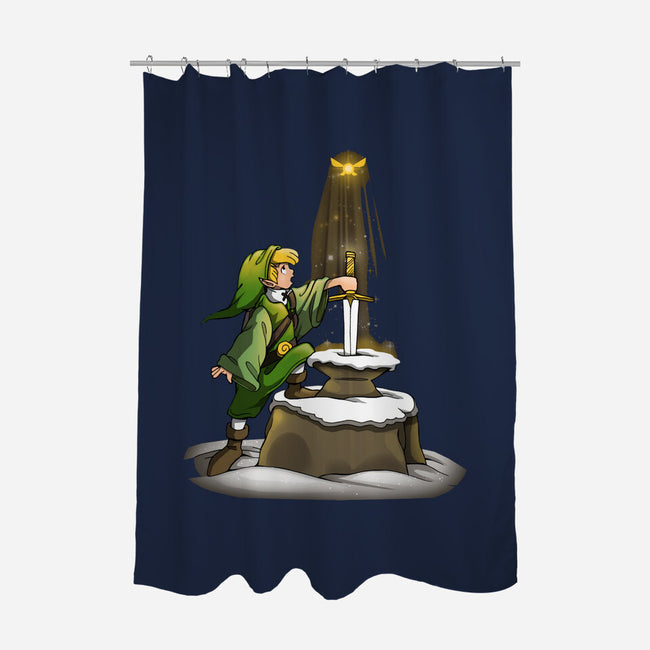 Sword Hero-None-Polyester-Shower Curtain-Vallina84