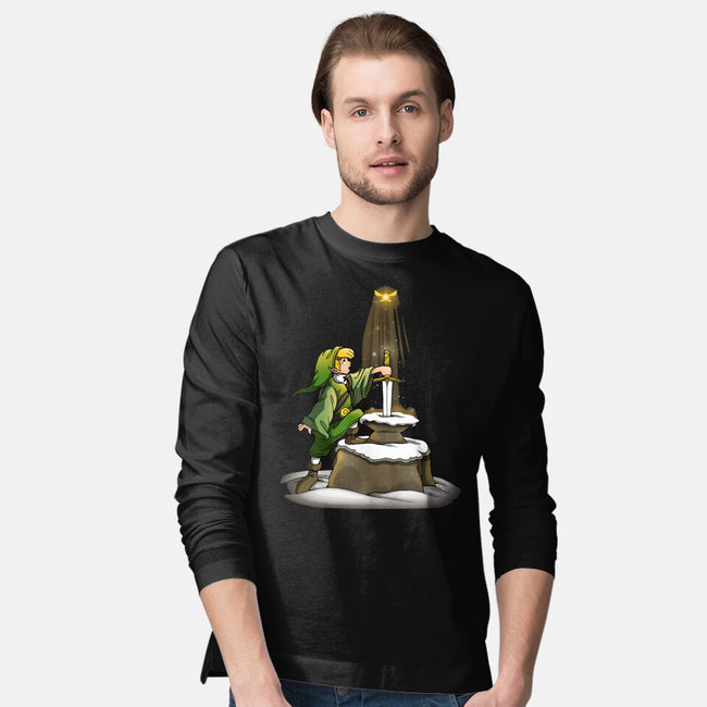 Sword Hero-Mens-Long Sleeved-Tee-Vallina84