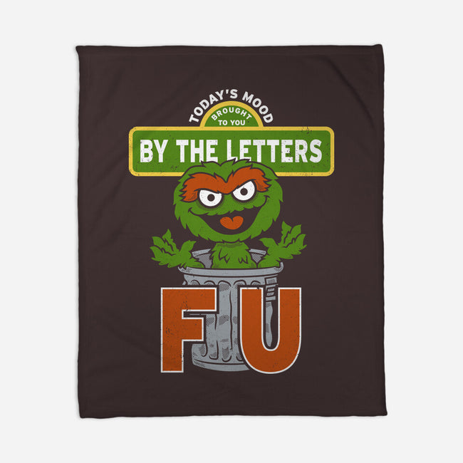 Grouchy Letters-None-Fleece-Blanket-Nemons