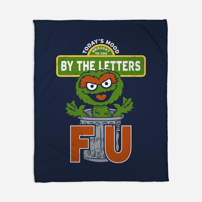 Grouchy Letters-None-Fleece-Blanket-Nemons