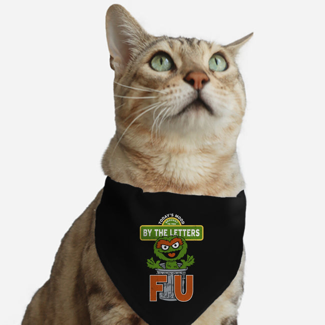 Grouchy Letters-Cat-Adjustable-Pet Collar-Nemons