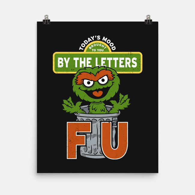 Grouchy Letters-None-Matte-Poster-Nemons