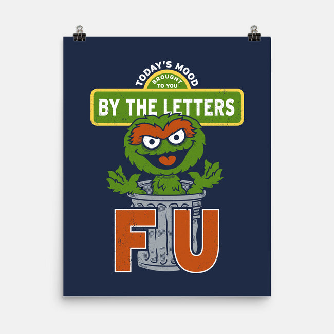 Grouchy Letters-None-Matte-Poster-Nemons