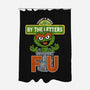 Grouchy Letters-None-Polyester-Shower Curtain-Nemons