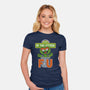 Grouchy Letters-Womens-Fitted-Tee-Nemons