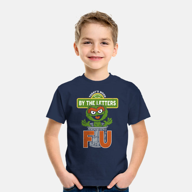 Grouchy Letters-Youth-Basic-Tee-Nemons