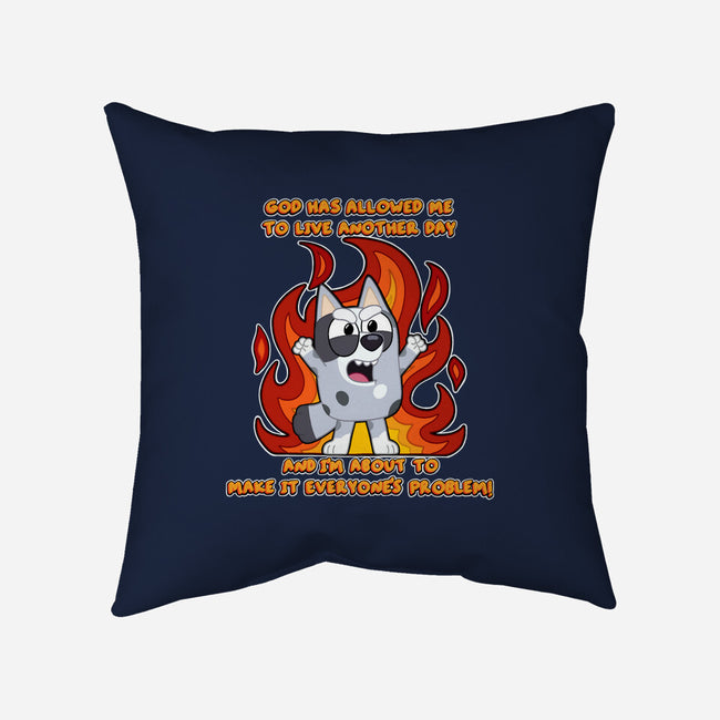 Muffin Lives Another Day-None-Removable Cover-Throw Pillow-Alexhefe