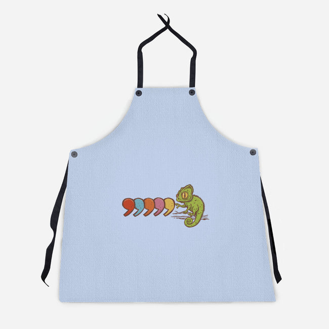 Comma Chameleon-Unisex-Kitchen-Apron-kg07