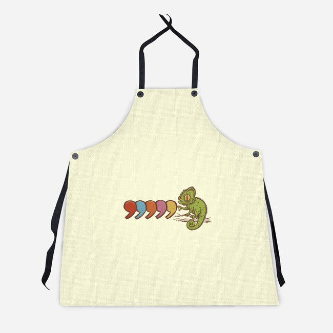 Comma Chameleon-Unisex-Kitchen-Apron-kg07