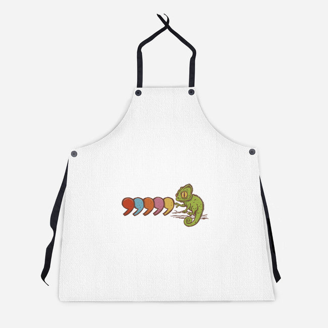 Comma Chameleon-Unisex-Kitchen-Apron-kg07