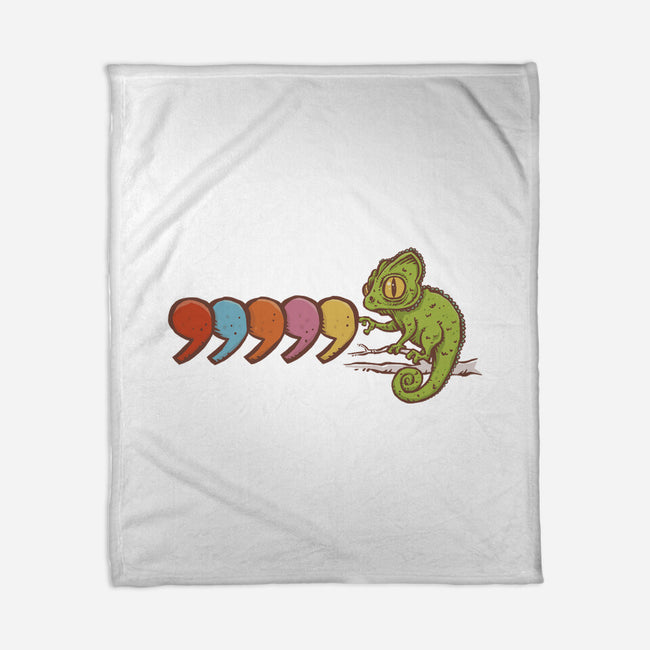 Comma Chameleon-None-Fleece-Blanket-kg07