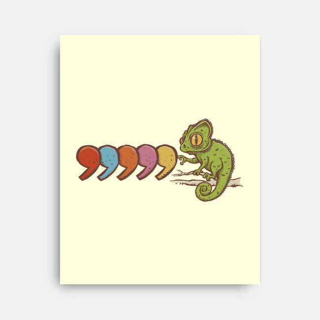 Comma Chameleon-None-Stretched-Canvas-kg07