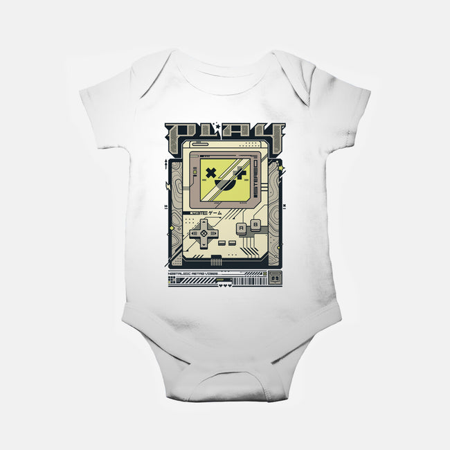 Play Retro Vibes-Baby-Basic-Onesie-StudioM6