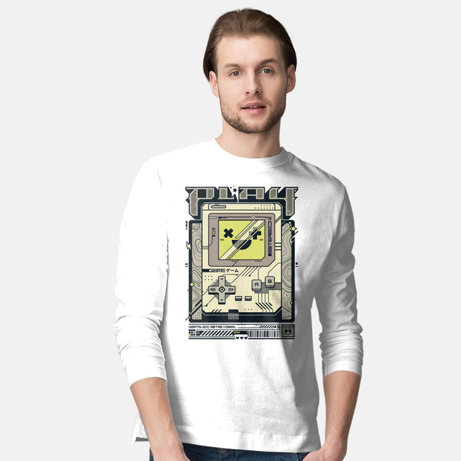 Play Retro Vibes-Mens-Long Sleeved-Tee-StudioM6