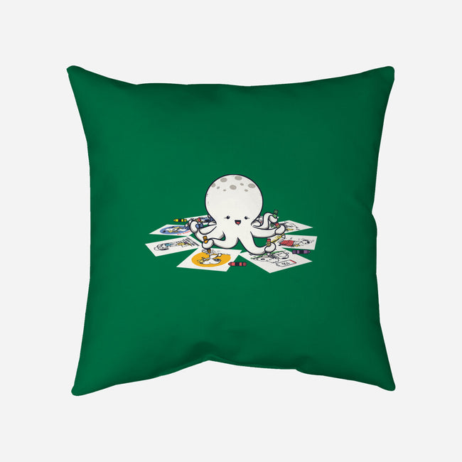 Octodextrous-None-Removable Cover-Throw Pillow-Xentee