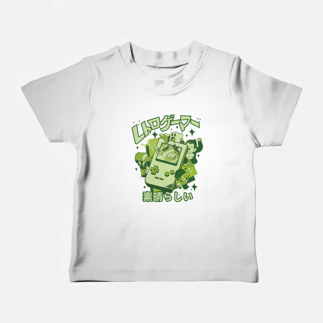 Retro Gamers Are Awesome-Baby-Basic-Tee-Kladenko