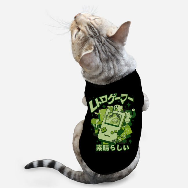 Retro Gamers Are Awesome-Cat-Basic-Pet Tank-Kladenko