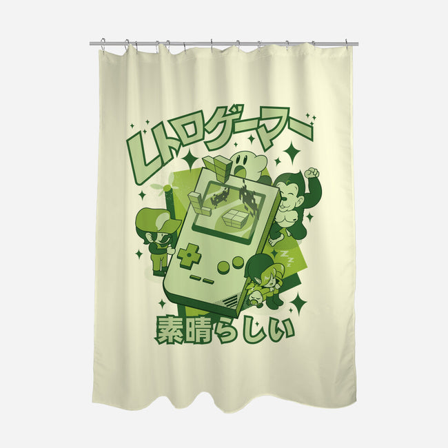 Retro Gamers Are Awesome-None-Polyester-Shower Curtain-Kladenko