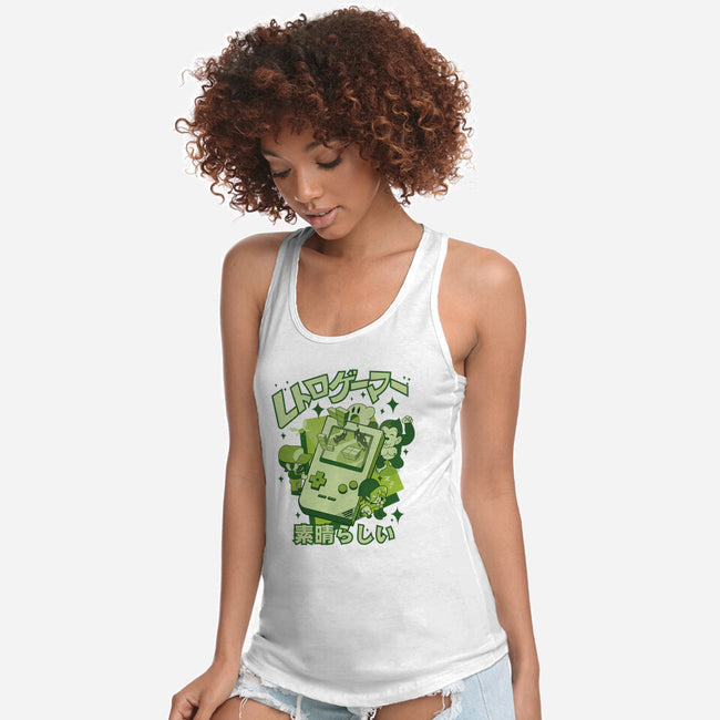 Retro Gamers Are Awesome-Womens-Racerback-Tank-Kladenko