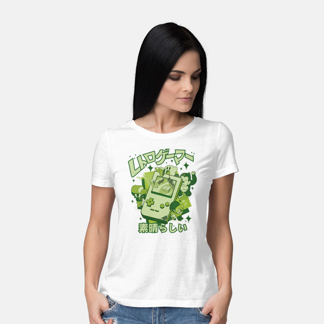 Retro Gamers Are Awesome-Womens-Basic-Tee-Kladenko