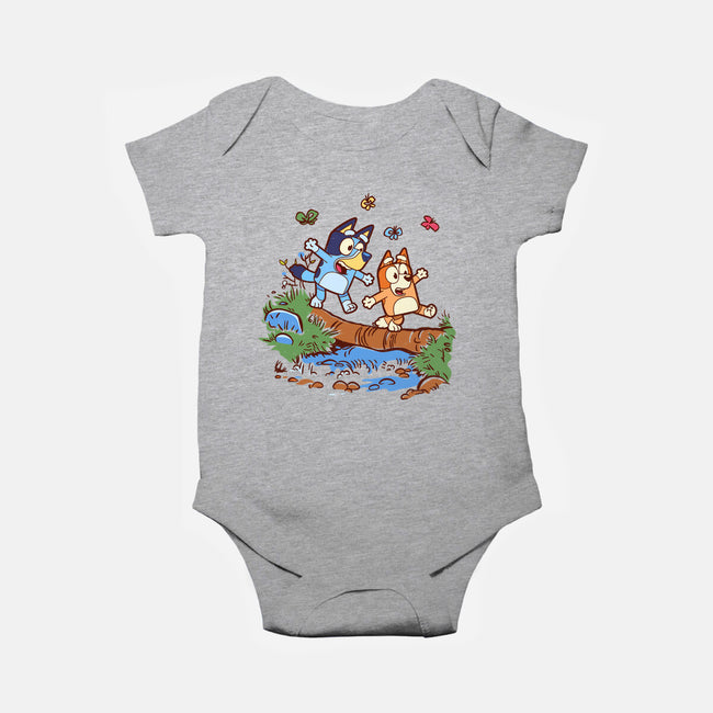 Walking Down The Stream-Baby-Basic-Onesie-Xentee