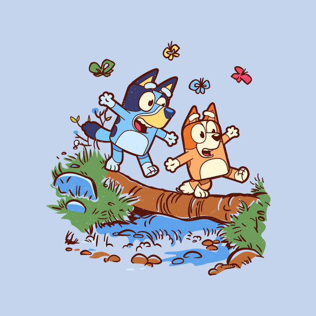 Walking Down The Stream-None-Glossy-Sticker-Xentee